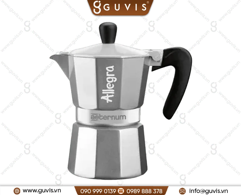 Bình moka pot Bialetti Allegra Silver