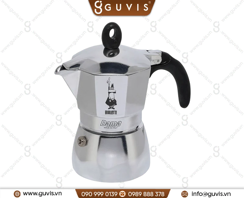 Bình moka pot Bialetti Dama Lamour Grigia