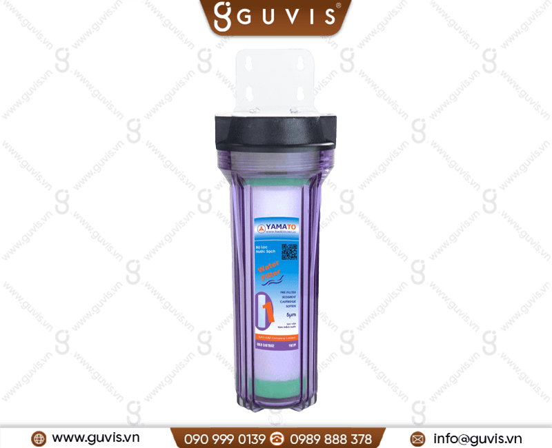 Bo loc nuoc sinh hoat 3 cap loc 10 inch xanh trong 52