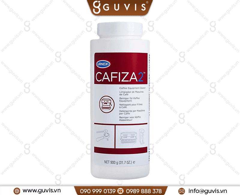 Bot ve sinh may pha ca phe Urnex Cafiza2 4