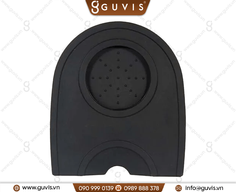 CB11A - Máy pha Guvis Pro + Máy xay Lamvita MX 66 Tamper matt De cao su nen ca phe Delicio Co Nho 55